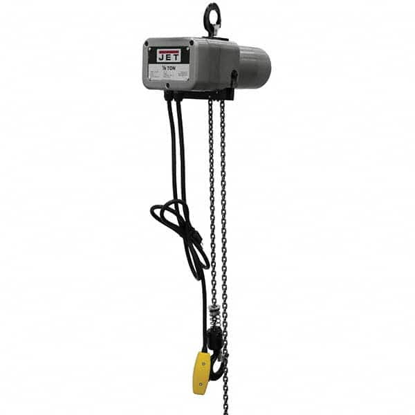 Jet - Electric Hoists Type: Electric Hoist Load Capacity (Ton): 1/8 - Apex Tool & Supply
