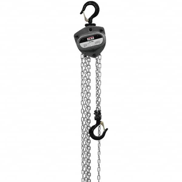 Jet - 500 Lb Capacity, 60' Lift Height, Manual Chain Hoist - Apex Tool & Supply