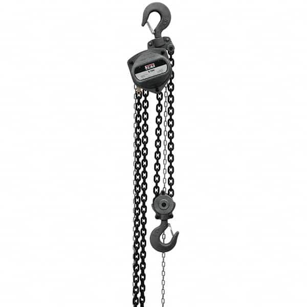 Jet - 20,000 Lb Capacity, 40' Lift Height, Manual Chain Hoist - Apex Tool & Supply