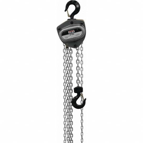 Jet - 4,000 Lb Capacity, 80' Lift Height, Manual Chain Hoist - Apex Tool & Supply