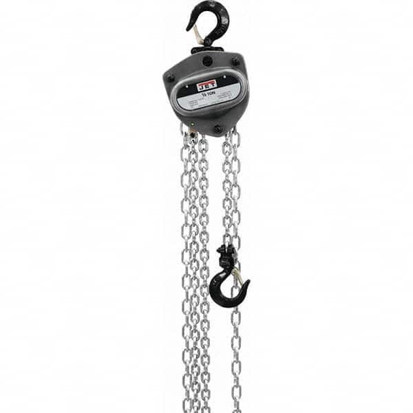 Jet - 1,000 Lb Capacity, 70' Lift Height, Manual Chain Hoist - Apex Tool & Supply