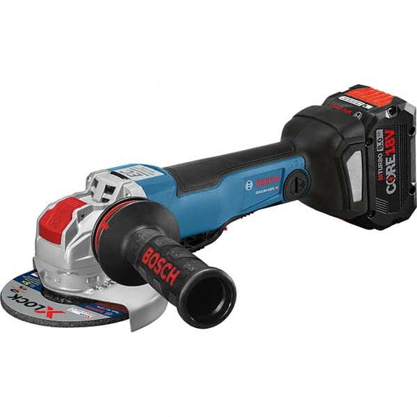 Bosch - Angle & Disc Grinders Type of Power: Cordless Wheel Diameter (Inch): 4.5 - Apex Tool & Supply
