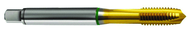 M8x1.25 6H Mod -Flute Cobalt Green Ring Spiral Point Plug Tap-TiN - Apex Tool & Supply