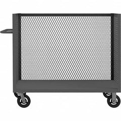 Durham - 2,400 Lb Capacity 3-Sided Bulk Truck - Apex Tool & Supply