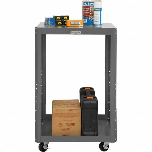 Durham - Stationary Work Benches, Tables Type: Machine Work Table Top Material: 16 Gauge Steel - Apex Tool & Supply