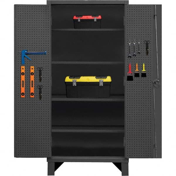 Durham - 4 Shelf Pegboard Storage Cabinet - Apex Tool & Supply