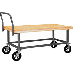 Durham - 1,800 Lb Capacity Work Height Platform Truck - Apex Tool & Supply