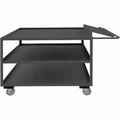 Durham - 1,200 Lb Capacity, 36-1/4" Wide x 63-1/4" Long x 40-11/16" High Order Picking Cart - Apex Tool & Supply