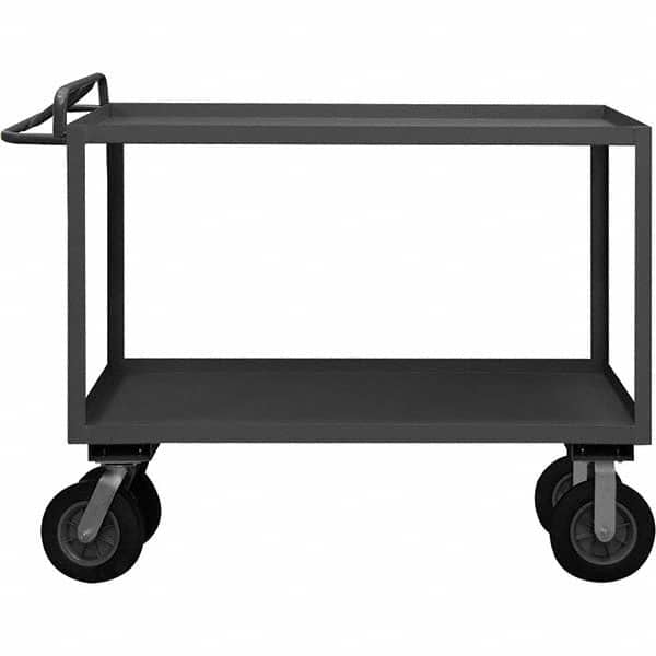 Durham - 1,200 Lb Capacity, 24-1/4" Wide x 78-1/4" Long x 47" High Service Cart - Apex Tool & Supply