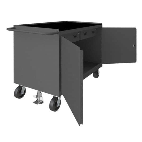 Durham - Mobile Work Benches Type: Cabinet Bench Length: 54-1/8 (Inch) - Apex Tool & Supply
