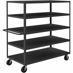 Durham - 3,600 Lb Capacity, 30-1/4" Wide x 66-1/4" Long x 66-1/2" High Heavy Duty Service Cart - Apex Tool & Supply