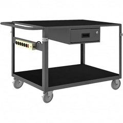 Durham - 1,000 Lb Capacity, 25-1/8" Wide x 42-11/16" Long x 34" High Instrument Cart - Apex Tool & Supply