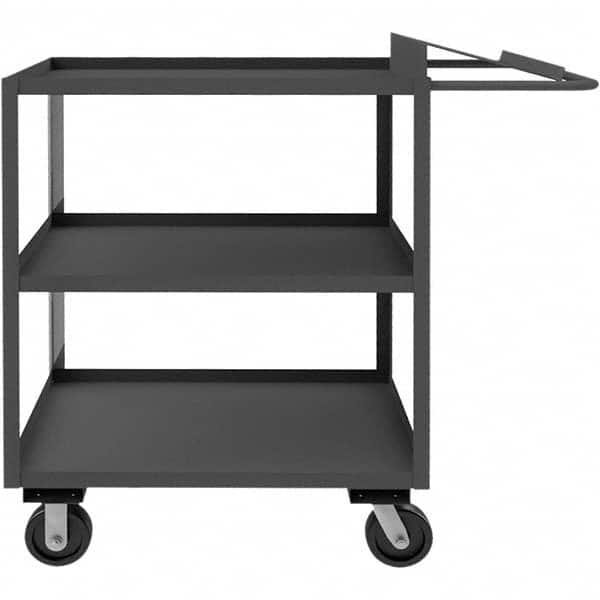 Durham - 3,000 Lb Capacity, 24-1/4" Wide x 75-1/4" Long x 51-1/16" High Order Picking Cart - Apex Tool & Supply