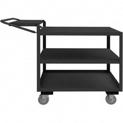 Durham - 1,200 Lb Capacity, 24-1/4" Wide x 52-3/8" Long x 40-1/4" High Order Picking Cart - Apex Tool & Supply