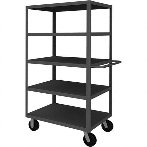 Durham - 3,600 Lb Capacity, 24-1/4" Wide x 42-1/4" Long x 66-1/2" High Heavy Duty Service Cart - Apex Tool & Supply