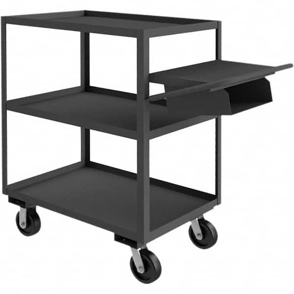 Durham - 3,600 Lb Capacity, 30-1/4" Wide x 76-3/8" Long x 48" High Order Picking Cart - Apex Tool & Supply