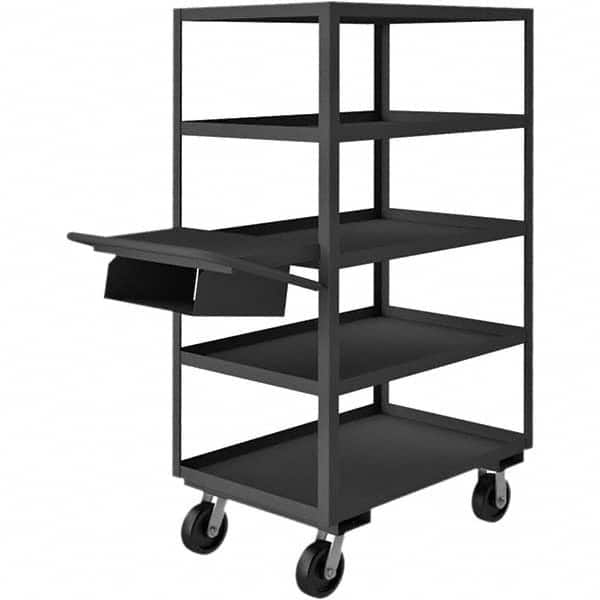 Durham - 3,600 Lb Capacity, 24-1/4" Wide x 52-3/8" Long x 65" High Order Picking Cart - Apex Tool & Supply