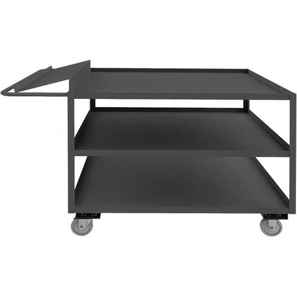 Durham - 1,200 Lb Capacity, 30-1/4" Wide x 87-1/4" Long x 40-11/16" High Order Picking Cart - Apex Tool & Supply