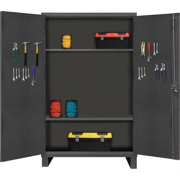 Durham - 2 Shelf Pegboard Storage Cabinet - Apex Tool & Supply
