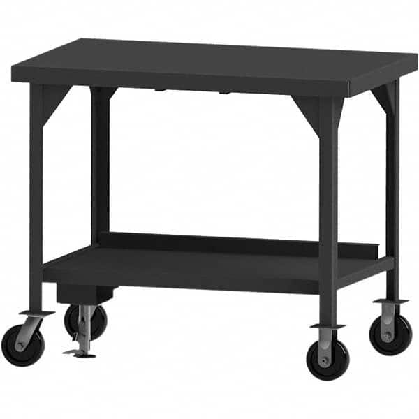 Durham - Mobile Work Benches Type: Heavy-Duty Workbench Length: 84 (Inch) - Apex Tool & Supply