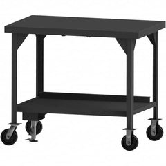 Durham - Mobile Work Benches Type: Heavy-Duty Workbench Length: 84 (Inch) - Apex Tool & Supply