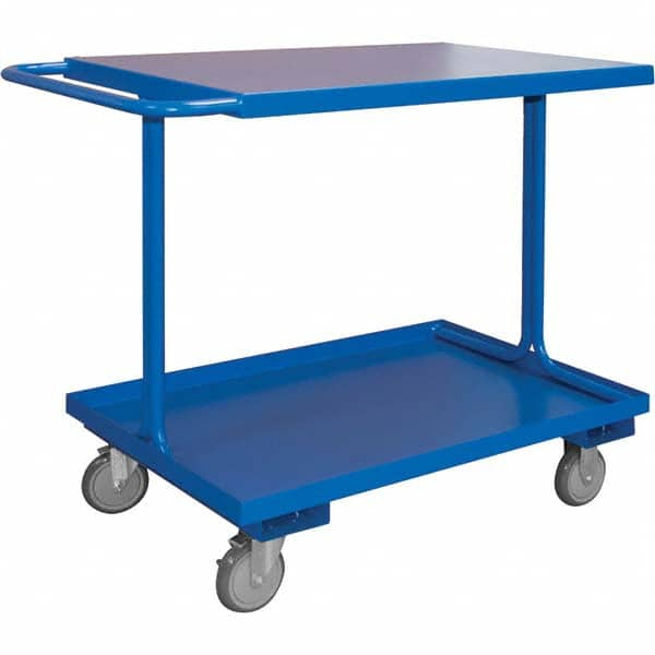 Durham - 1,200 Lb Capacity, 24" Wide x 42" Long x 35-13/16" High Access Shelf Cart - Apex Tool & Supply