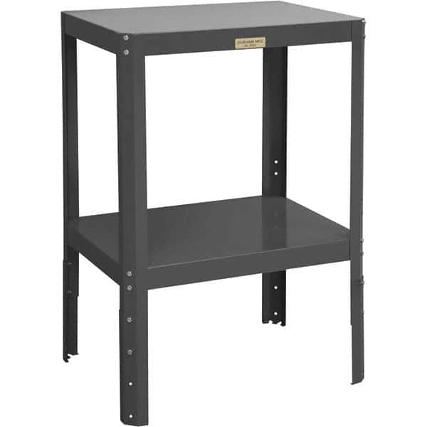 Durham - Stationary Work Benches, Tables Type: Machine Work Table Top Material: 16 Gauge Steel - Apex Tool & Supply