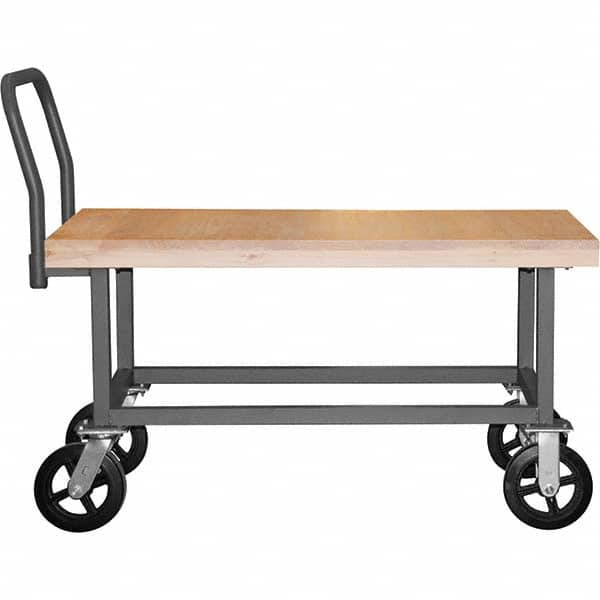 Durham - 1,800 Lb Capacity Work Height Platform Truck - Apex Tool & Supply