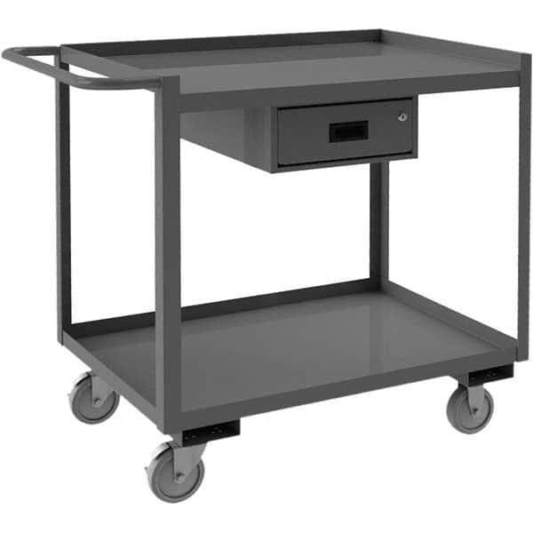 Durham - 1,200 Lb Capacity, 24-1/4" Wide x 54-1/4" Long x 37-5/8" High Heavy Duty Service Cart - Apex Tool & Supply