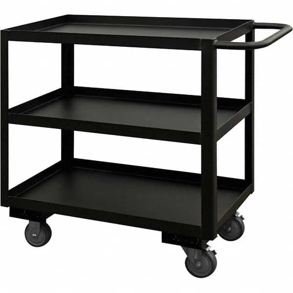 Durham - 1,200 Lb Capacity, 24-1/4" Wide x 54-1/4" Long x 33" High Heavy Duty Service Cart - Apex Tool & Supply