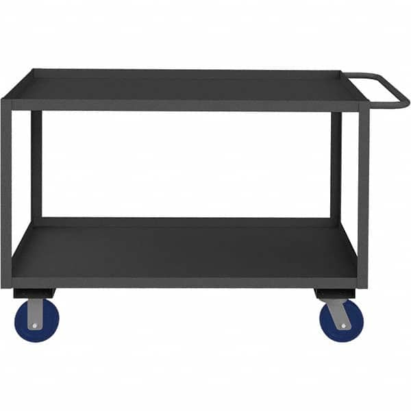 Durham - 2,400 Lb Capacity, 24-1/4" Wide x 54-1/4" Long x 36" High Heavy Duty Service Cart - Apex Tool & Supply