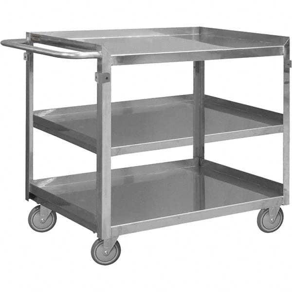 Durham - 600 Lb Capacity, 22-1/2" Wide x 42-7/16" Long x 34" High Mobile Cart - Apex Tool & Supply