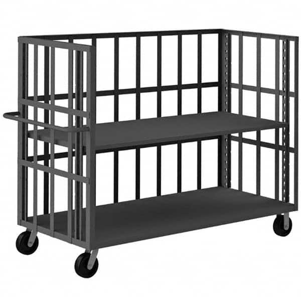 Durham - 3,000 Lb Capacity Open Portable Shelf Trucks - Apex Tool & Supply