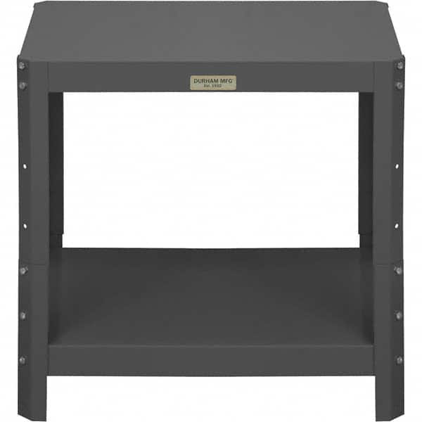 Durham - Stationary Work Benches, Tables Type: Machine Work Table Top Material: 16 Gauge Steel - Apex Tool & Supply