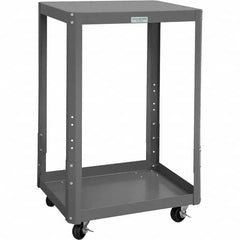 Durham - Stationary Work Benches, Tables Type: Machine Work Table Top Material: 16 Gauge Steel - Apex Tool & Supply