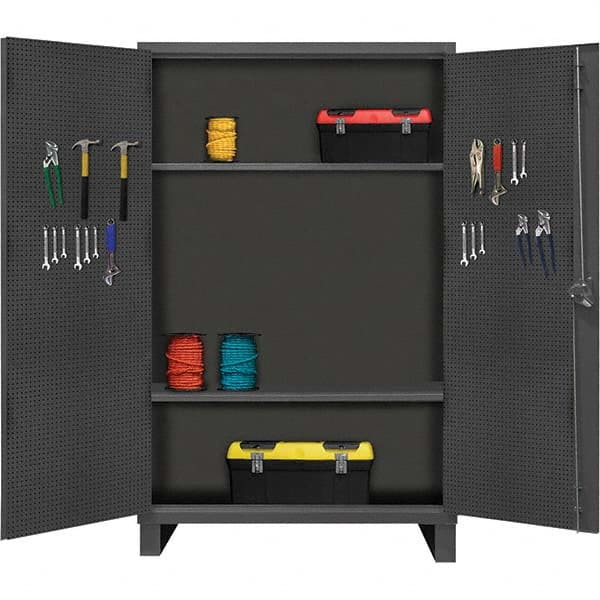 Durham - 2 Shelf Pegboard Storage Cabinet - Apex Tool & Supply