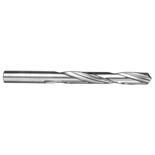 #40 Dia. × 0.098″ Shank × 1″ Flute Length × 2″ OAL, 5xD, 118°, TA, 2 Flute, External, Round Solid Carbide Drill - Exact Industrial Supply
