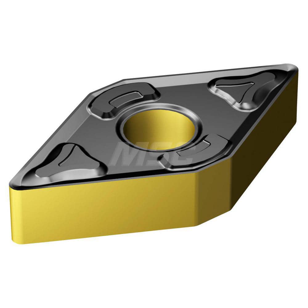 DNMG432-XM 4425 Carbide Turning Insert Al2O3/TiN/TiCN Finish, Neutral, 1/2″ Inscribed Circle, 0.0313″ Corner Radius, 3/16″ Thick, 55° Triangle