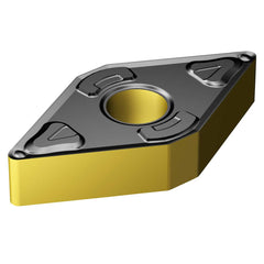 Turning Insert:  DNMG 15 04 08-XF 4415,  Solid Carbide TiCN, Al2O3 & TiN Finish,  Neutral,  0.0313″ Corner Radius,  N/A Diamond 55 ™,  Series  DNMG-XF