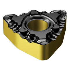 WNMG332-PF 4415 Carbide Turning Insert Al2O3/TiN/TiCN Finish, Neutral, 3/8″ Inscribed Circle, 0.0313″ Corner Radius, 3/16″ Thick, 80° Trigon