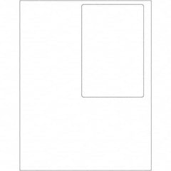 Tape Logic - Pack of (100) 4" x 6" White Paper Laser Labels - Apex Tool & Supply