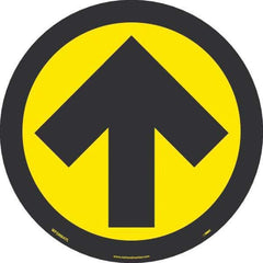 NMC - Adhesive Backed Floor Signs Message Type: COVID-19 Graphic Type: Arrow - Apex Tool & Supply