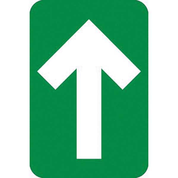 NMC - Adhesive Backed Floor Signs Message Type: COVID-19 Graphic Type: Arrow - Apex Tool & Supply