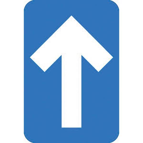 NMC - Adhesive Backed Floor Signs Message Type: COVID-19 Graphic Type: Arrow - Apex Tool & Supply