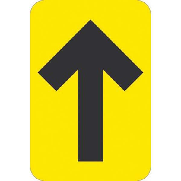 NMC - Adhesive Backed Floor Signs Message Type: COVID-19 Graphic Type: Arrow - Apex Tool & Supply