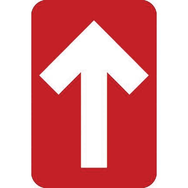 NMC - Adhesive Backed Floor Signs Message Type: COVID-19 Graphic Type: Arrow - Apex Tool & Supply