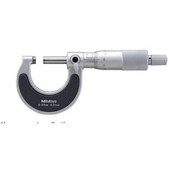 5″-6″ Measuring Range-0.001″ Graduation - Ratchet Thimble - Carbide Face - Outside Micrometer - Apex Tool & Supply