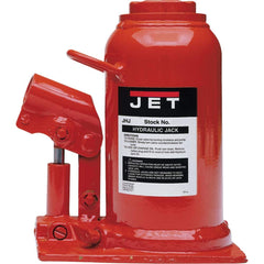Jet - Manual Bottle, Screw, Ratchet & Hydraulic Jacks Type: Hydraulic Jack Load Capacity (Ton): 12-1/2 (Inch) - Apex Tool & Supply