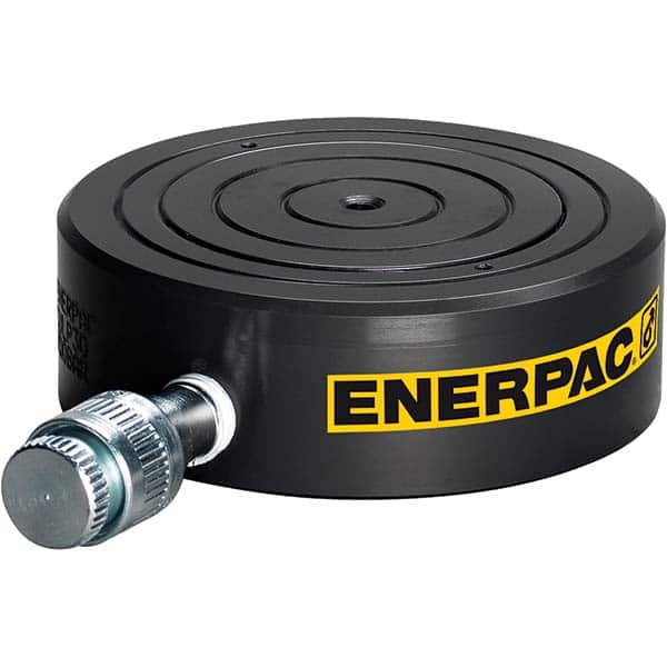 Enerpac - Portable Hydraulic Cylinders Type: Low Height Cylinder Load Capacity (Ton): 61.8125 (Inch) - Apex Tool & Supply