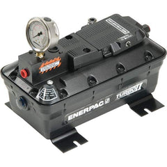 Enerpac - Power Hydraulic Pumps & Jacks Type: Air-Hydraulic Oil Capacity: 120 cu. in. - Apex Tool & Supply